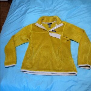 Patagonia Women's Mustard Cowl Neck Sweater